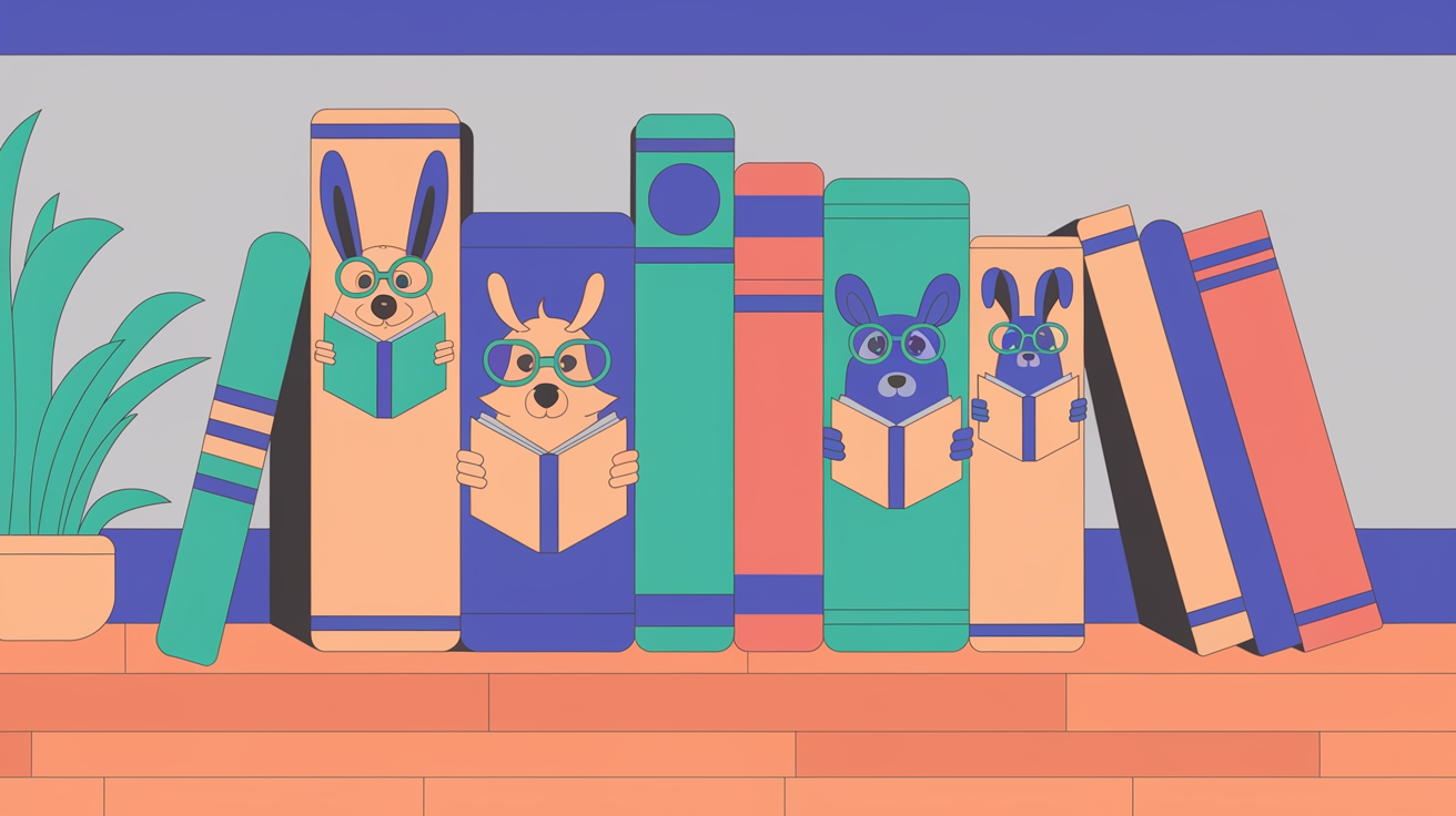 Background of books